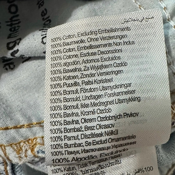 Cotton On women's size 4 light washed baggy distressed jeans - Picture 6 of 8